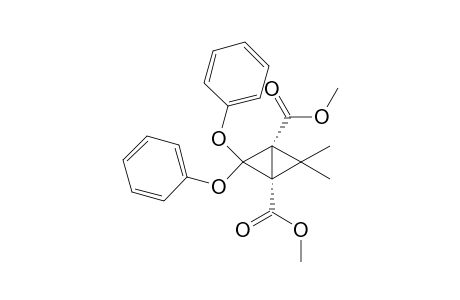 (1R,3S) Dimethyl 4,4-dimethyl-2,2-diphenoxybicyclo[1.1.0]butane-1,3-dicarboxylate