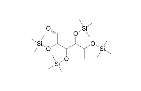 Mannose, 6-deoxy-2,3,4,5-tetrakis-O-(trimethylsilyl)-, L-