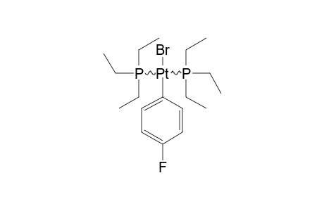 TRANS-BROMO-4-FLUOROPHENYL-BIS-(TRIETHYLPHOSPHINE)-PLATINUM-(II)