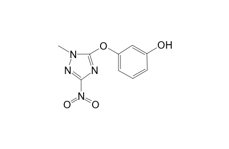 3-[(1-methyl-3-nitro-1H-1,2,4-triazol-5-yl)oxy]phenol