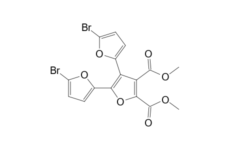 4,5-bis(5-bromo-2-furyl)-2,3-furandicarboxylic acid, diemethyl ester