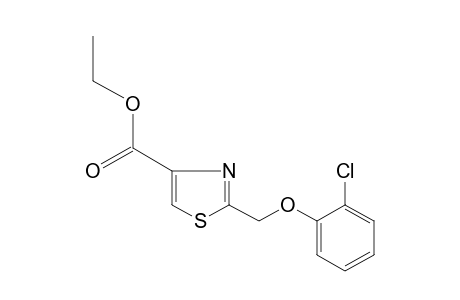2-[(o-(chlorophenoxy)methyl]-4-thiazolecarboxylic acid, ethyl ester
