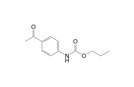 1-propyl (4-acetylphenyl)carbamate