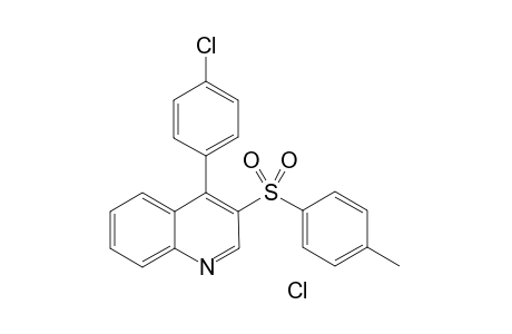 4-(4-Chlorophenyl)-3-tosylquinoline hydrochloride