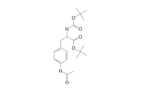 Phenylalanine, 4-acetylamino-N-T-butoxycarbonyl-, T-butyl ester