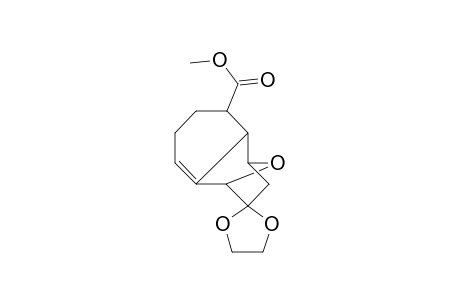 Methyl (1RS,2SR,3SR,8RS)-9,9-(ethylenedioxy)-11-oxatricyclo[6.2.1.0(2,7)]undec-6-ene-3-carboxylate