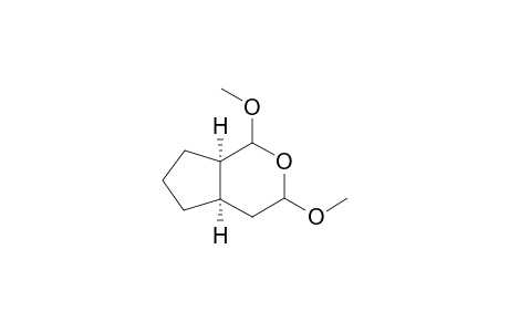 (+/-)-1,3-Dimethoxy-1,3,4,4aalpha,5,6,7,7aalpha-octahydrocyclopenta[c]pyran