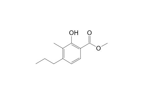 2-Hydroxy-3-methyl-4-propylbenzoic Acid Methyl Ester