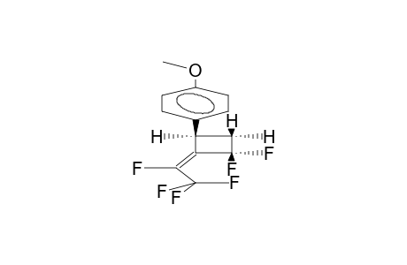 (E)-1-TETRAFLUOROETHYLIDENE-2-(PARA-METHOXYPHENYL)-4,4-DIFLUOROCYCLOBUTANE