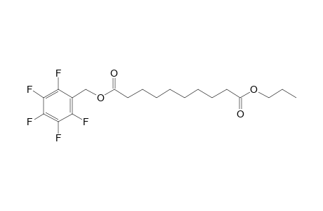 Sebacic acid, pentafluorobenzyl propyl ester