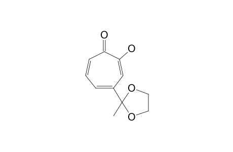 4-(1,1-Ethylenedioxyethyl)tropolone