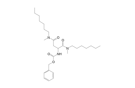 (phenylmethyl) N-[1,4-bis[heptyl(methyl)amino]-1,4-bis(oxidanylidene)butan-2-yl]carbamate