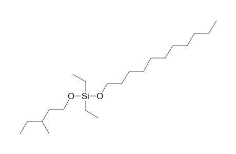 Silane, diethyl(3-methylpentyloxy)undecyloxy-