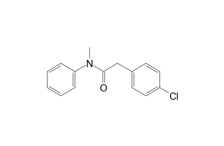 2-(4-Chlorophenyl)-N-phenylacetamide, N-methyl-