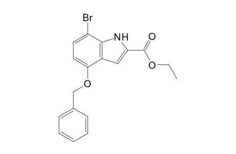 4-(benzyloxy)-7-bromo-1H-indole-2-carboxylic acid ethyl ester