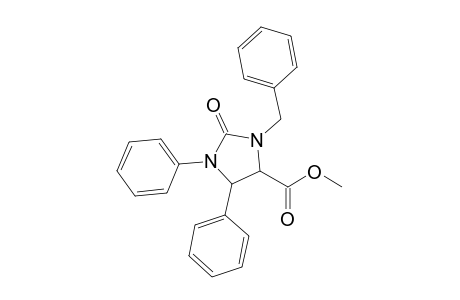 5-(Methoxycarbonyl)-1-benzyl-3,4-diphenylimidazolidin-2-one