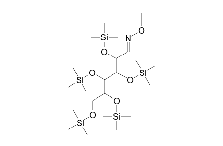 D-Glucose, 2,3,4,5,6-pentakis-O-(trimethylsilyl)-, O-methyloxime