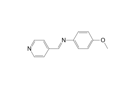 Benzenamine, 4-methoxy-N-(4-pyridinylmethylene)-