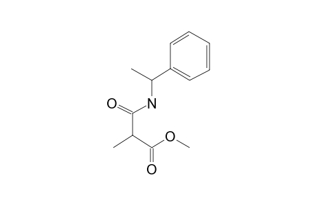 Propanoic acid, 2-[(1-phenylethyl)carbamoyl]-, methyl ester