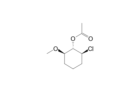 trans-2-Acetoxy-3-chloro-1-methoxycyclohexan