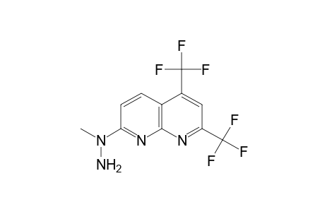 2,4-BIS(TRIFLUOROMETHYL)-7-(1-METHYLHYDRAZINO)-1,8-NAPHTHYRIDINE