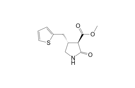 Methyl (3RS,4RS)-2-oxo-4-(2-thienylmethyl)pyrrolidine-3-carboxylate