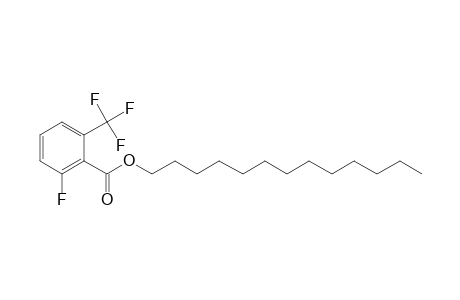 6-Fluoro-2-trifluoromethylbenzoic acid, tridecyl ester