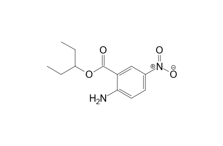 Benzoic acid, 2-amino-5-nitro-, 1-ethylpropyl ester