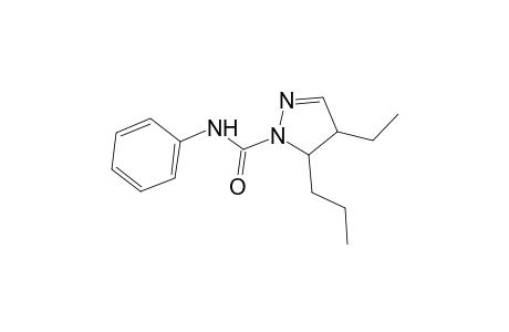 1H-Pyrazole-1-carboxamide, 4-ethyl-4,5-dihydro-N-phenyl-5-propyl-