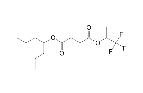 Succinic acid, 1,1,1-trifluoroprop-2-yl 4-heptyl ester