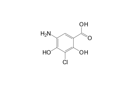 5-amino-3-chloro-beta-resorcylic acid