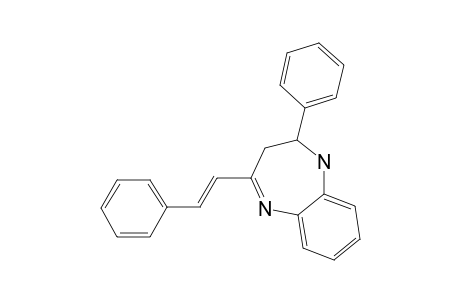 2-Phenyl-4-[(E)-2-phenylethenyl]-2,3-dihydro-1H-1,5-benzodiazepine