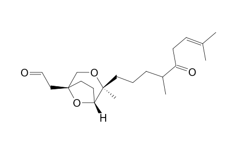 2-[(1R,2S,5R)-2-(4,8-dimethyl-5-oxidanylidene-non-7-enyl)-2-methyl-3,8-dioxabicyclo[3.2.1]octan-5-yl]ethanal