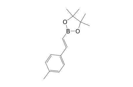 (E)-4,4,5,5-tetramethyl-2-(4-methylstyryl)-1,3,2-dioxaborolane