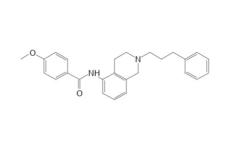 N-[2-(3-phenylpropyl)-1,2,3,4-tetrahydro-5-isoquinolyl]-p-anisamide
