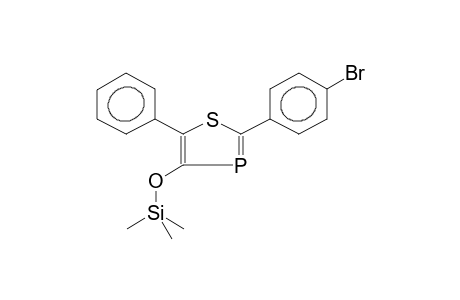 5-PHENYL-2-PARA-BROMOPHENYL-4-TRIMETHYLSILYLOXY-1,3-THIAPHOSPHOLE