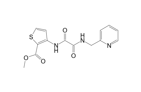 2-Thiophenecarboxylic acid, 3-[[1,2-dioxo-2-[(2-pyridinylmethyl)amino]ethyl]amino]-, methyl ester