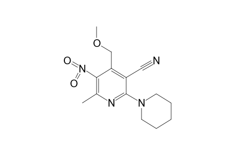 4-(methoxymethyl)-6-methyl-5-nitro-2-piperidinonicotinonitrile