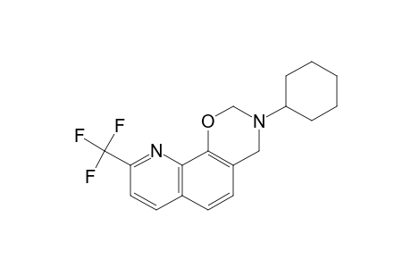 3-cyclohexyl-3,4-dihydro-9-(trifluoromethyl)-2H-pyrido[3,2-b]-1,3-benzoxazine