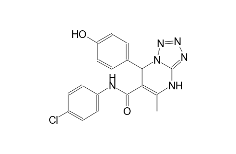 tetrazolo[1,5-a]pyrimidine-6-carboxamide, N-(4-chlorophenyl)-4,7-dihydro-7-(4-hydroxyphenyl)-5-methyl-