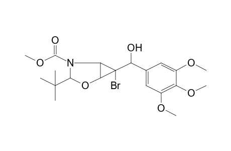 Methyl (1S,3R,5R,6R)-6-bromo-3-(t-butyl)-6-[(hydroxy(3,4,5-trimethoxyphenyl)methyl]-2-oxa-4-azabicyclo[3.1.0]hexane-4-carboxylate