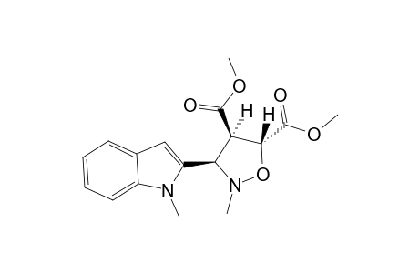 (3S*,4S*,5S*)-4,5-BIS-(METHOXYCARBONYL)-2-METHYL-3-(1'-METHYLINDOL-2'-YL)-ISOXAZOLIDINE