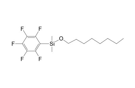 1-Dimethyl(pentafluorophenyl)silyloxyoctane