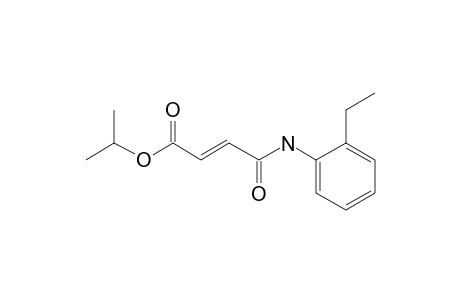 Fumaric acid, monoamide, N-(2-ethylphenyl)-, isopropyl ester