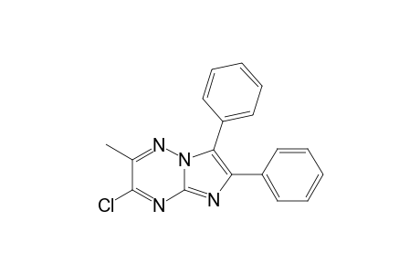 2-Methyl-3-chloro-6,7-diphenylimidazo[1,2-b]-1,2,4-triazine