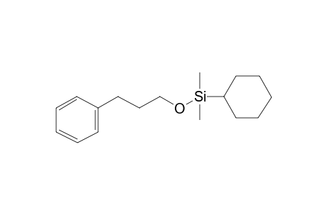 1-Cyclohexyldimethylsilyloxy-3-phenylpropane