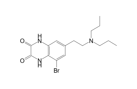 5-bromanyl-7-[2-(dipropylamino)ethyl]-1,4-dihydroquinoxaline-2,3-dione