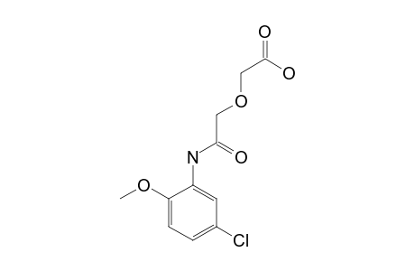 {[(5-chloro-2-methoxyphenyl)carbamoyl]methoxy}acetic acid