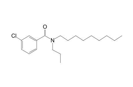 Benzamide, 3-chloro-N-propyl-N-nonyl-