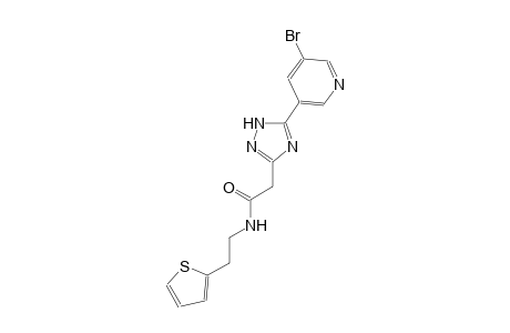 1H-1,2,4-triazole-3-acetamide, 5-(5-bromo-3-pyridinyl)-N-[2-(2-thienyl)ethyl]-